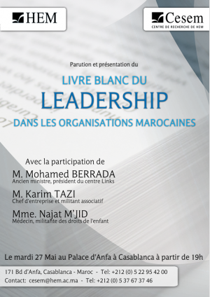 Présentation du LIVRE BLANC DU LEADERSHIP