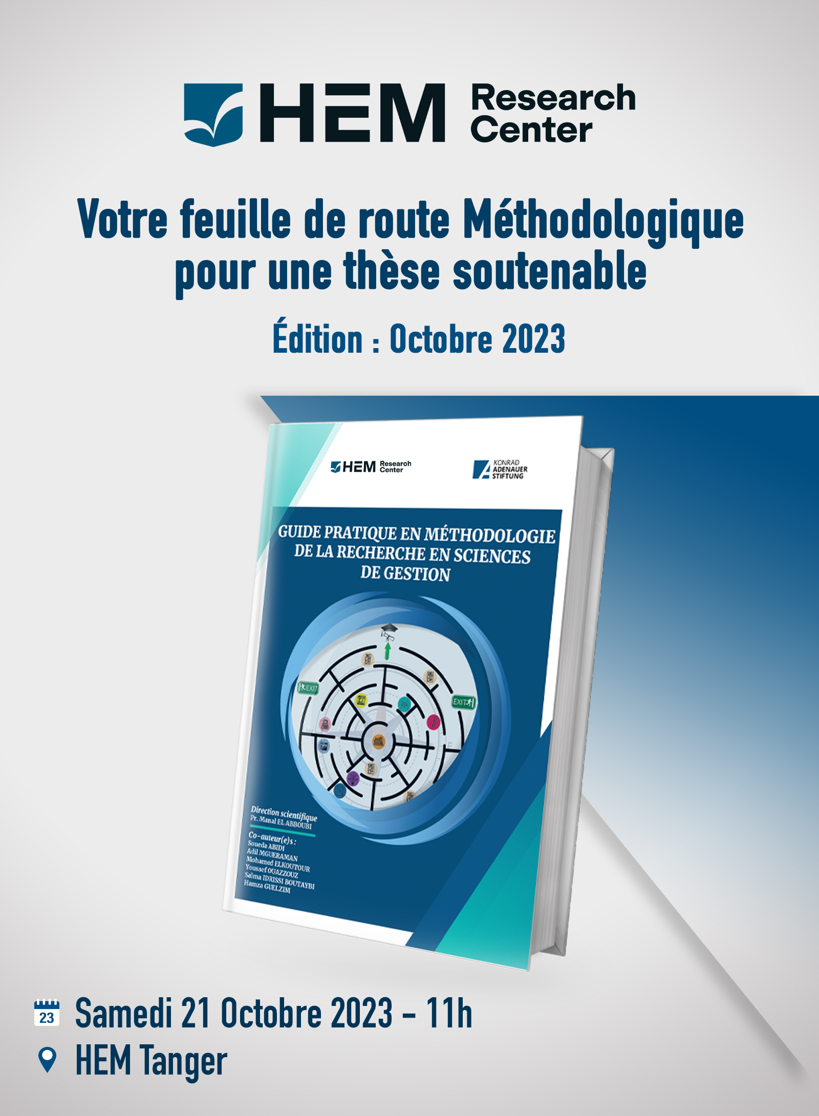 séminaire de méthodologie de recherche édition octobre 2023