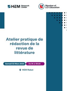 Atelier pratique de rédaction de la revue de littérature