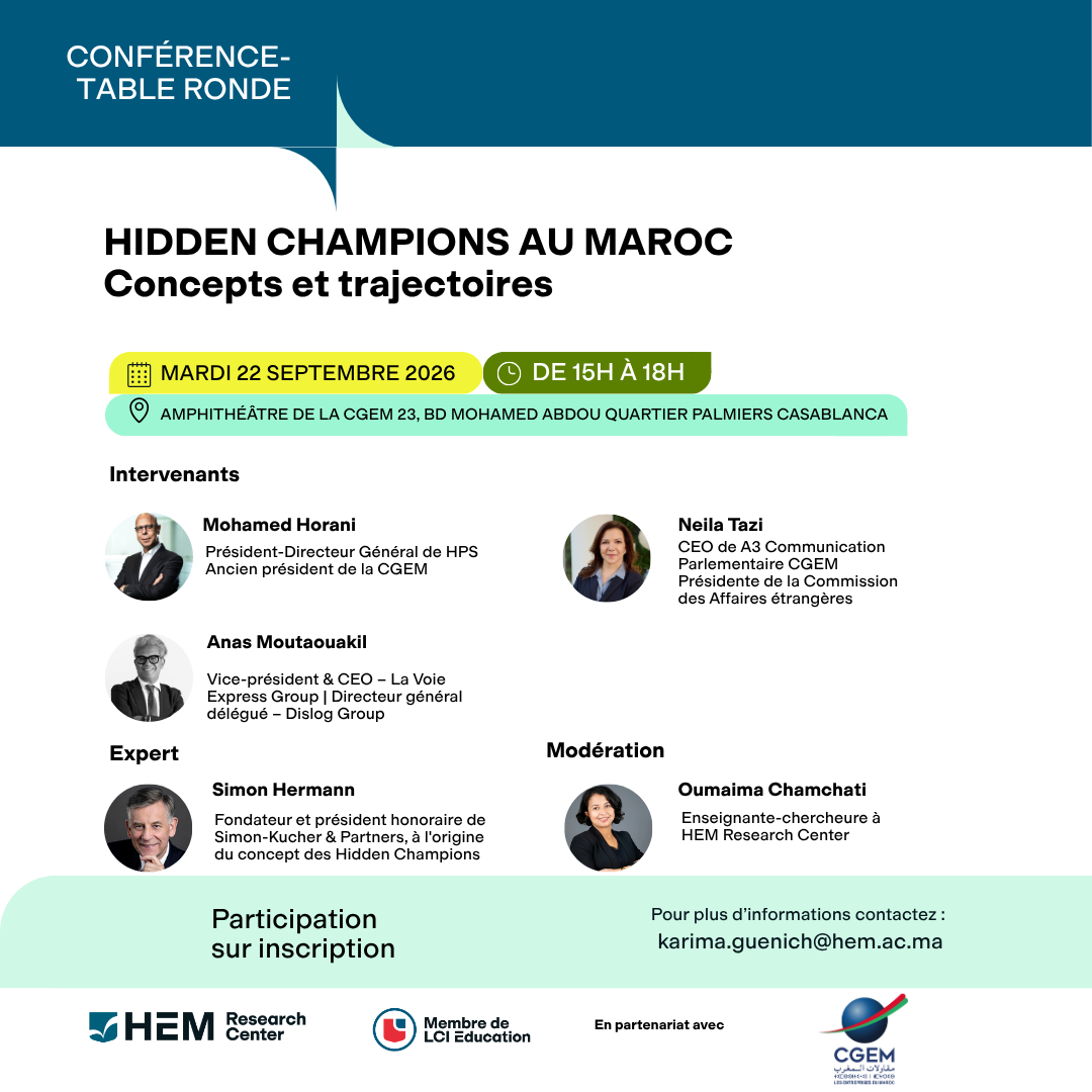 Hidden Champions au Maroc : concepts et trajectoires