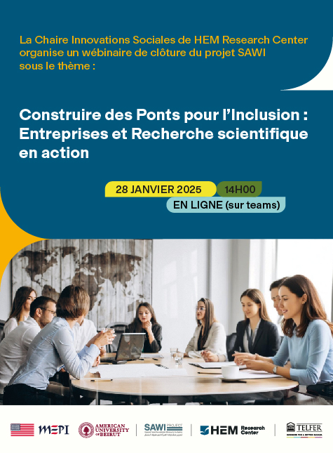 Webinaire Construire des ponts pour l’inclusion : Entreprises et Recherche scientifique en action